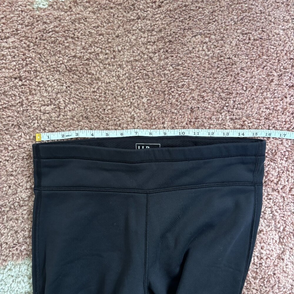 L.L. Bean Womens M-REG PrimaLoft ThermaStretch Fleece Leggings Mid Rise Black - Picture 8 of 9